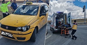 Alaca'da trafik kazası: Bisiklet sürücüsü hastaneye kaldırıldı