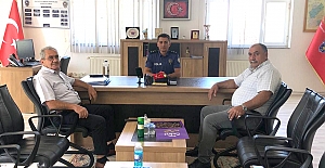 Alaca Oda Başkanlarından Emniyet Müdürüne hayırlı olsun ziyareti