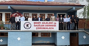 Fahrettin Yahşi’den Şehit Aileleri ve Gaziler Derneğine ziyaret