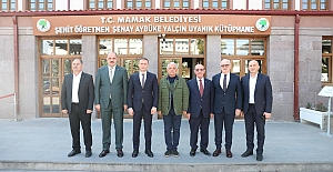 Alaca heyetinden Mamak Belediye Başkanı Veli Gündüz Şahin'e ziyaret