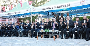 Alaca’da görkemli toplu açılış: 5 yeni proje hizmete girdi