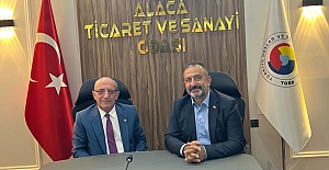 Çorum Belediye Başkan Yardımcısı Yağbat’tan Alaca TSO’ya ziyaret
