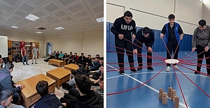 Gençlik Merkezi’nde keyifli etkinlik: Öğrenciler stres attı