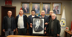 Başkan Arslan’a Atatürk tablosu