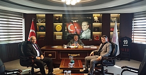 ÇESOB Başkanı Recep Gür’e Alaca ve Oğuzlar’dan ziyaret