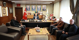 Hastane yönetiminden Alaca Belediye Başkanı Arslan’a ziyaret