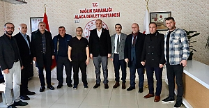 AK Parti Alaca teşkilatından Devlet Hastanesi’ne ziyaret