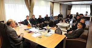 Alaca Belediye Başkanı Arslan muhtarları ağırladı