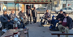 Alaca Muhtarlar Derneği’nden Engelliler Derneğine ziyaret