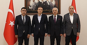 Zeki Gül’den Kaymakam Dinçer’e ‘kutlama’ ziyareti