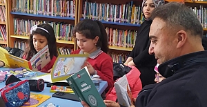 Alaca’da örnek kitap okuma etkinliği