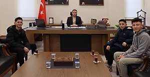 Kaymakam Dinçer, öğrencileri ağırladı