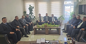 Recep Gür ve Oda Başkanlarından Bursalı Demir’e ziyaret