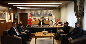 Ziraat Bankası Müdürü Yılmaz’dan Başkan Arslan’a tanışma ziyareti