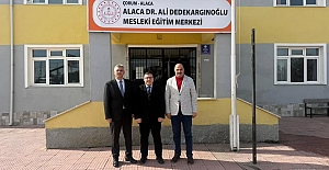 AK Parti Alaca İlçe Başkanı Gürsoy’dan MESEM’e ziyaret