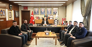 Odabaş ve yönetiminden Başkan Arslan’a ziyaret