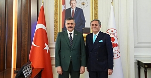 Agah Kafkas’tan Bakan Çiftçi’ye kutlama ziyareti