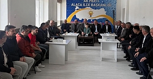 AK Parti'den Alaca'da bayramlaşma töreni