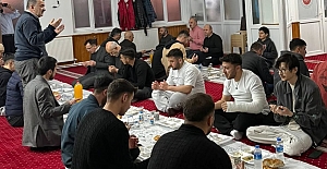 Alaca'da camide iftarda buluştular