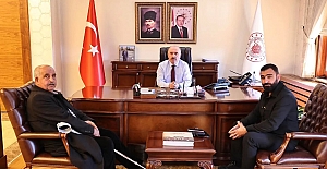 Alacalı şehit babası Arif Bıçak’tan Vali Çalgan’a ziyaret