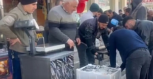 Ramazan dolayısıyla 1 ton 700 kilogram balık dağıtıldı