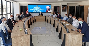 Başkan Şaltu, Belediye Başkanları toplantısına katıldı