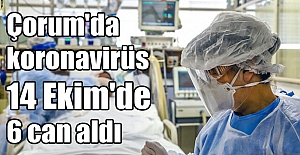 Koronavirüs Çorum'da 10 günde 33 can aldı