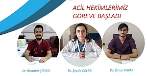 Pratisyen hekimler görevine başladı