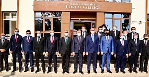 Adalet Bakanı Abdulhamid Gül'den Valiliğe ziyaret