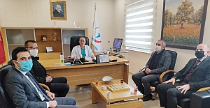 Başkan Şaltu, Başhekim Ergin ile görüştü