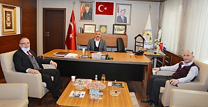 Türker Cengiz’den Başkan Şaltu’ya ziyaret