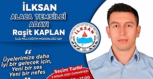 Raşit Kaplan, İlksan Temsilciliği seçimlerine aday