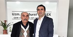 Uzman Diş Hekimi Murat Şimşek’e hayırlı olsun ziyareti