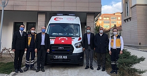 Yeni ambulans hizmete başladı