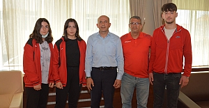 Alacalı sporcular Ümit Milli Takım seçmelerine uğurlandı