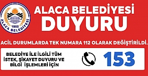 Alaca Belediyesi'nden önemli duyuru!