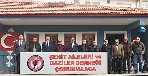 İç Anadolu Şehit Aileleri ve Gaziler Derneği’ne ziyaret