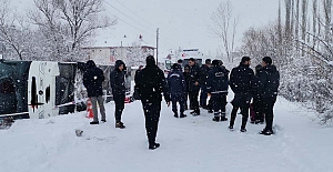 Eskiyapar Köyü yolunda feci kaza