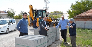 Kaldırım çalışmaları tam hız sürüyor