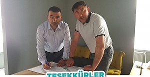 Alaca Belediyespor 'un forma göğüs sponsoru Asser İnşaat oldu