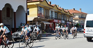 “Ride25 Pioneers” bisiklet grubu Alaca’daydı