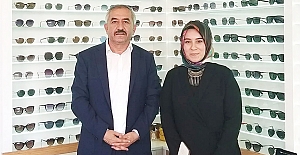 Başkan Şaltu, Tuğçe Optik’e  “hayırlı olsun” ziyaretinde bulundu