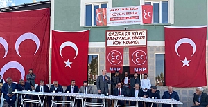 MHP’liler Gazipaşa Köyü’ndeki vatandaşlarla buluştu