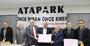 Başkan Şaltu, belediye çalışanlarıyla toplu iş sözleşmesi imzaladı