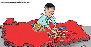 Vali Çiftçi’nin Afşin’deki çalışmalarını karikatüre yansıttı