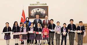 Öğrencilerden Kaymakam Aytemür’e ziyaret