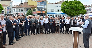 Alaca’da şükür duası ve yemek ikramı