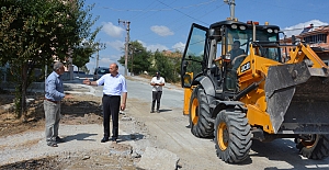 Alaca’da sıcak asfalt çalışmaları