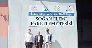 Soğan Eleme Tesisini incelediler