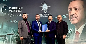 Vedat Mutlu, Alaca Belediyesi için aday adaylığı başvurusunda bulundu